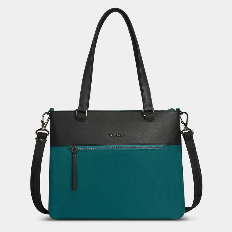 Travelon Anti-Theft RFID Addison Tote Evergreen