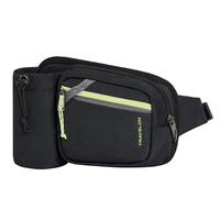 Travelon RFID Greenlander Waist Pack/Fanny Pack Jet Black