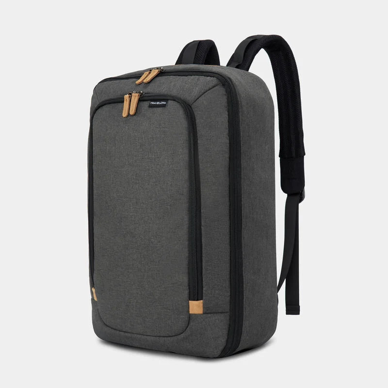 Travelon Transit RFID Carry-on Laptop Backpack with passthrough trolley sleeve