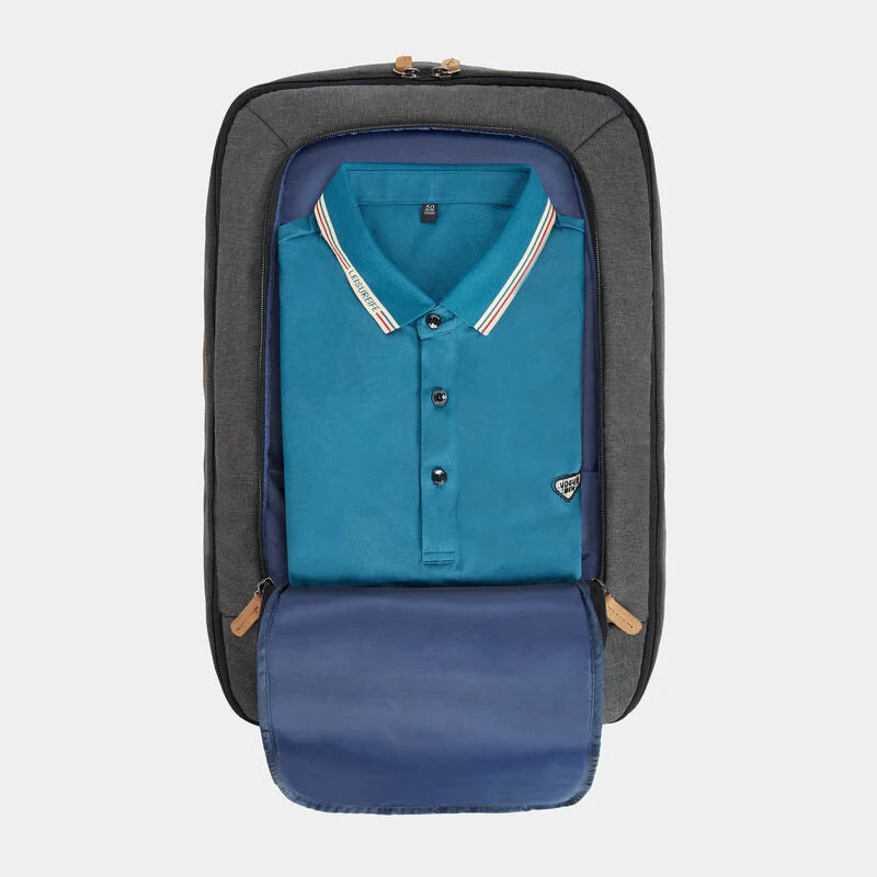 Travelon Transit RFID Carry-on Laptop Backpack with passthrough trolley sleeve