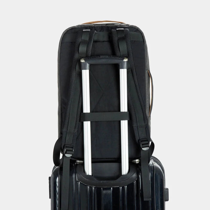 Travelon Transit RFID Carry-on Laptop Backpack with passthrough trolley sleeve