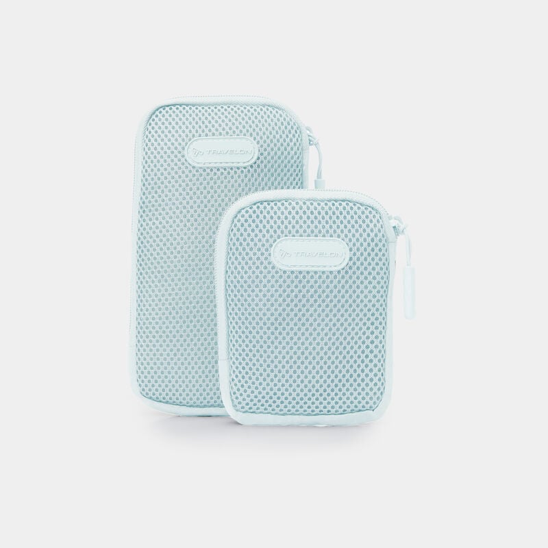 Travelon Pi All Day Set of 2 Accessory Pods Ice Mint