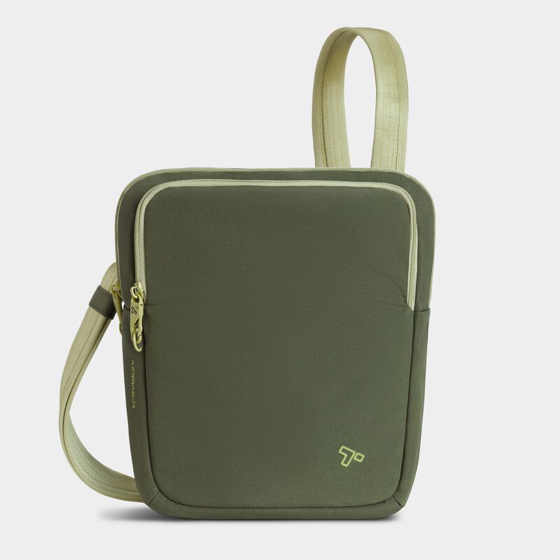 Travelon The Voyages RFID Anti-Theft Slim Crossbody Olive