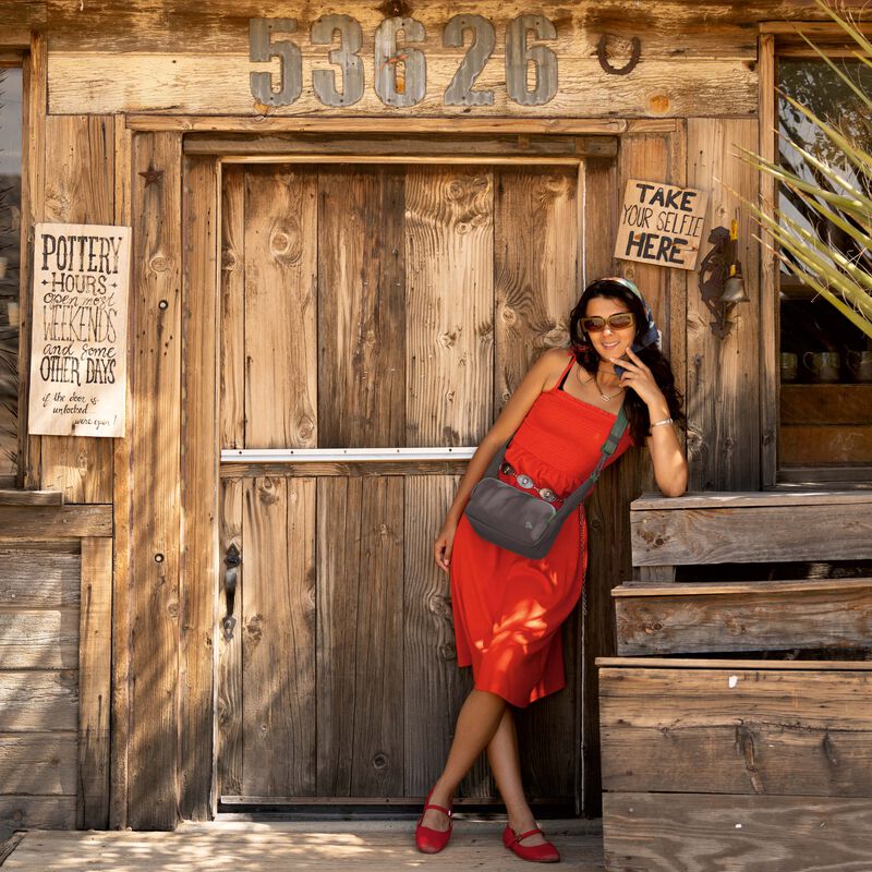 Travelon The Voyages RFID Anti-Theft East/West Crossbody