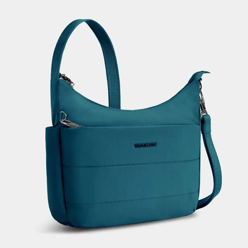 Travelon Roam RFID Anti-Theft Medium Crossbody Capri Blue