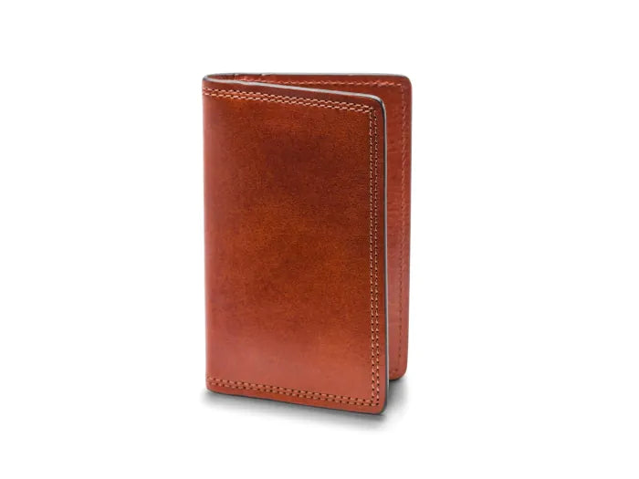 BOSCA BRITAN Dolce Italia Leather RFID Calling Card Wallet
