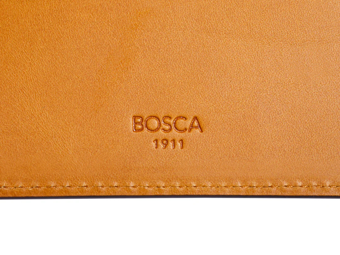 BOSCA BRITAN Dolce Italia Leather RFID Calling Card Wallet