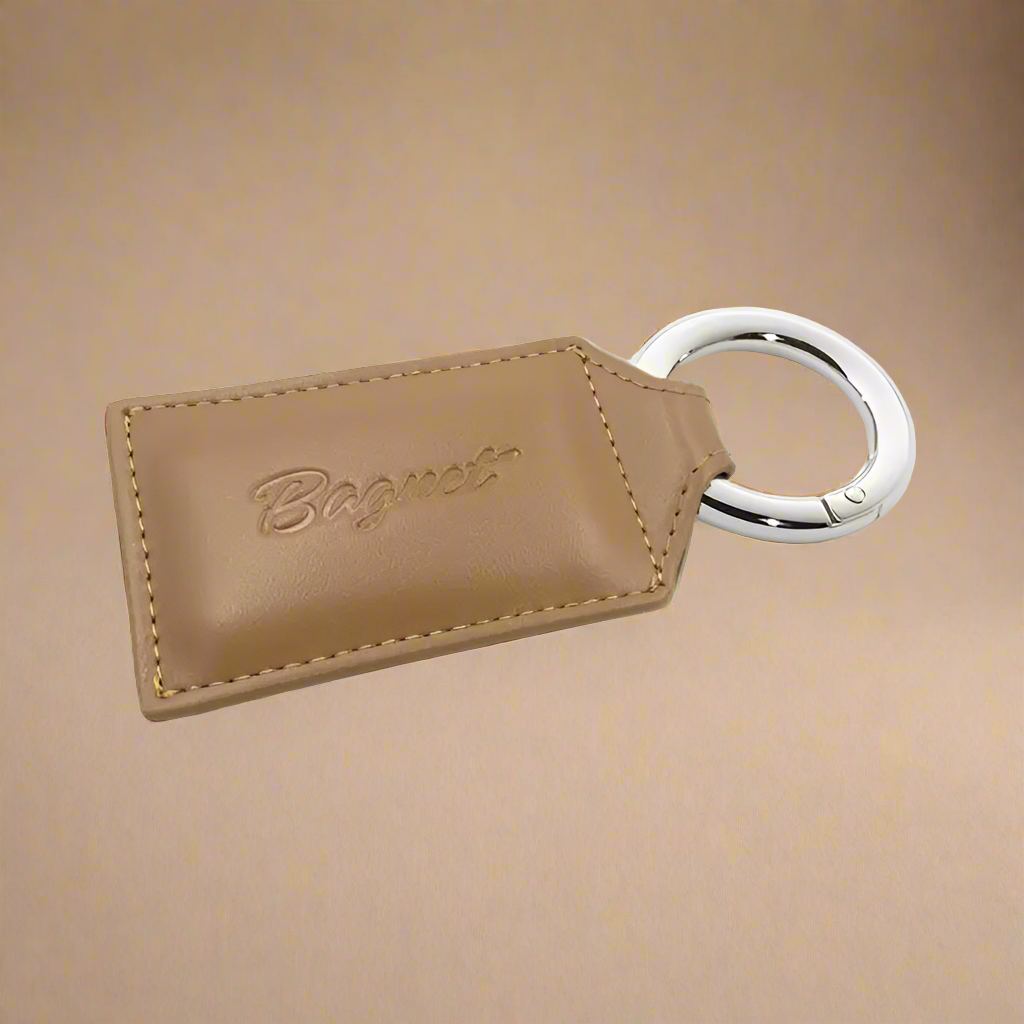 Bagnet Magnetic Bag Clip- Faux Leather Latte
