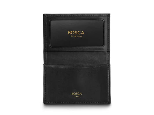 Bosca Full Gusset, 2 Pkt Card wallet W/ I.D.