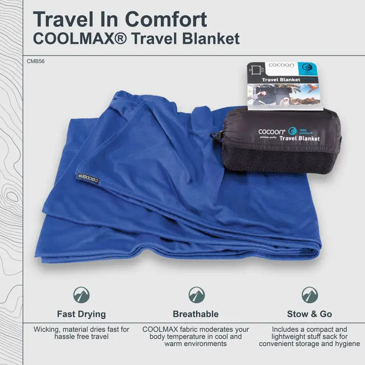 Cocoon Coolmax® Ecomade Travel Blanket