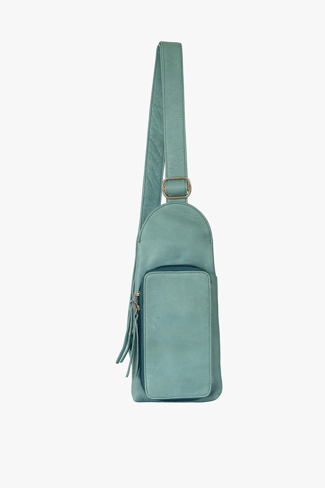 Osgoode Marley Leather RFID Rey Waist/Sling Bag - 2538 Teal