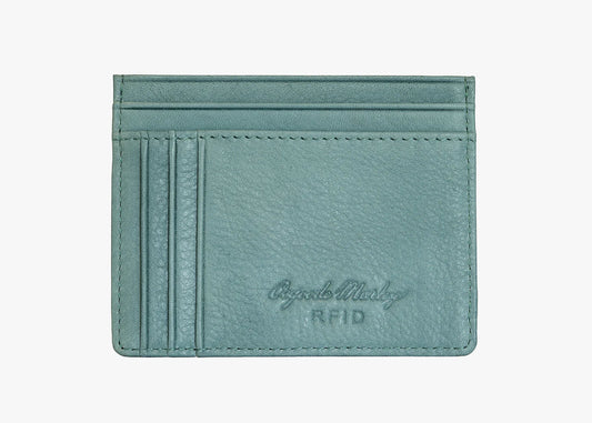 Osgoode Marley Leather RFID Front Pocket Card Wallet- 1258 Teal