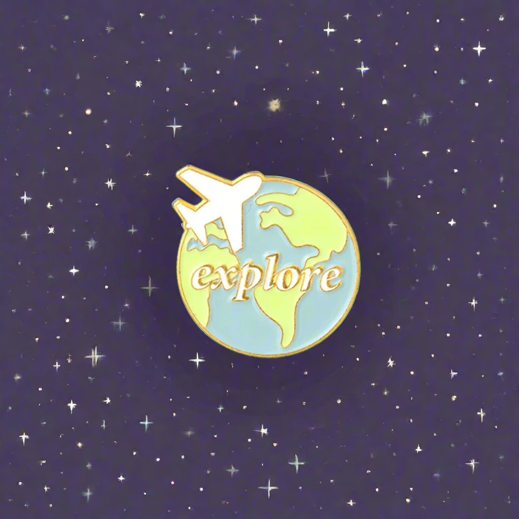 Giftable Brooches- Travel Explore