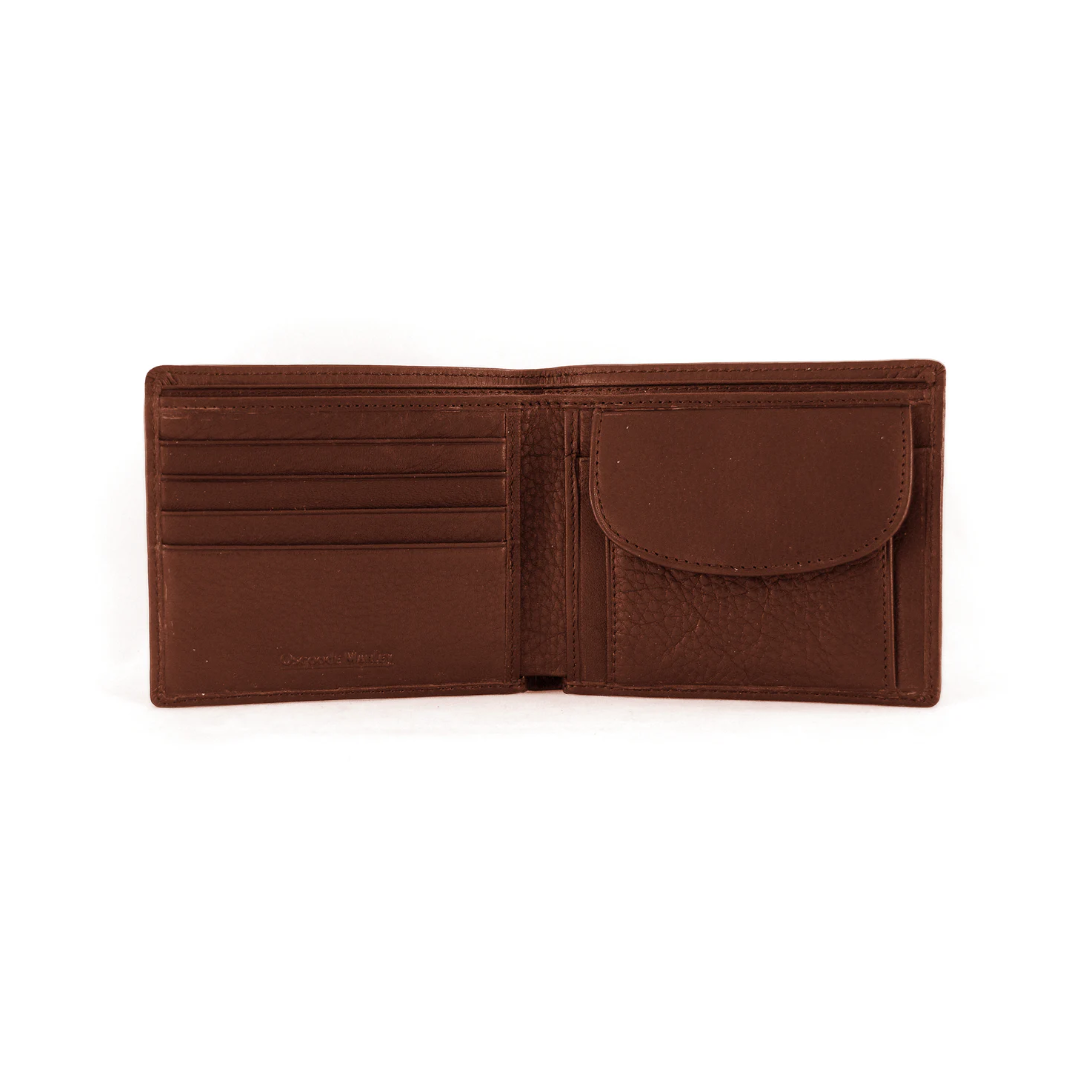 Osgoode Marley Leather RFID Coin Pocket Billfold Wallet- 1240 Brandy