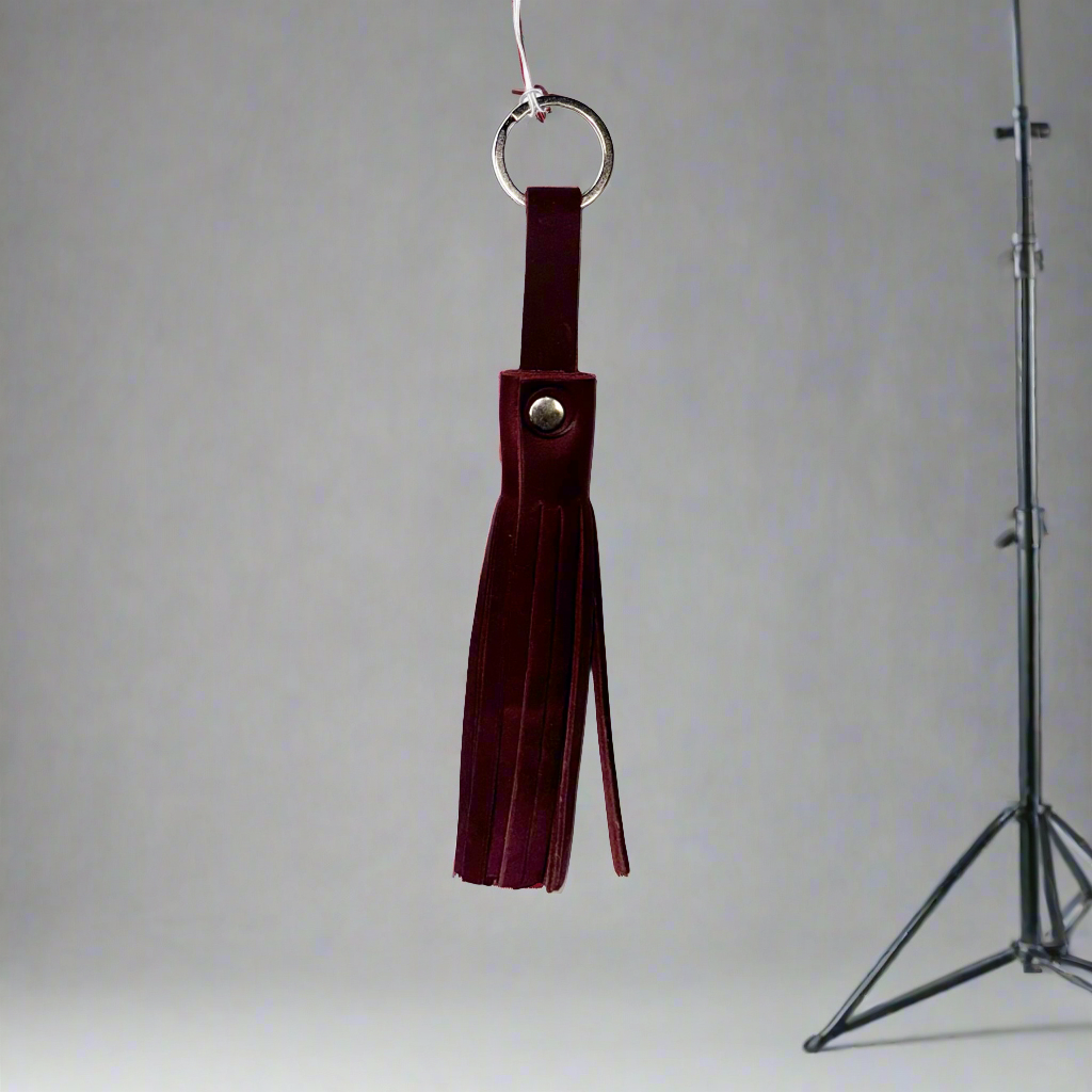 Genuine Leather Tassel Keychain/Bag Charm
