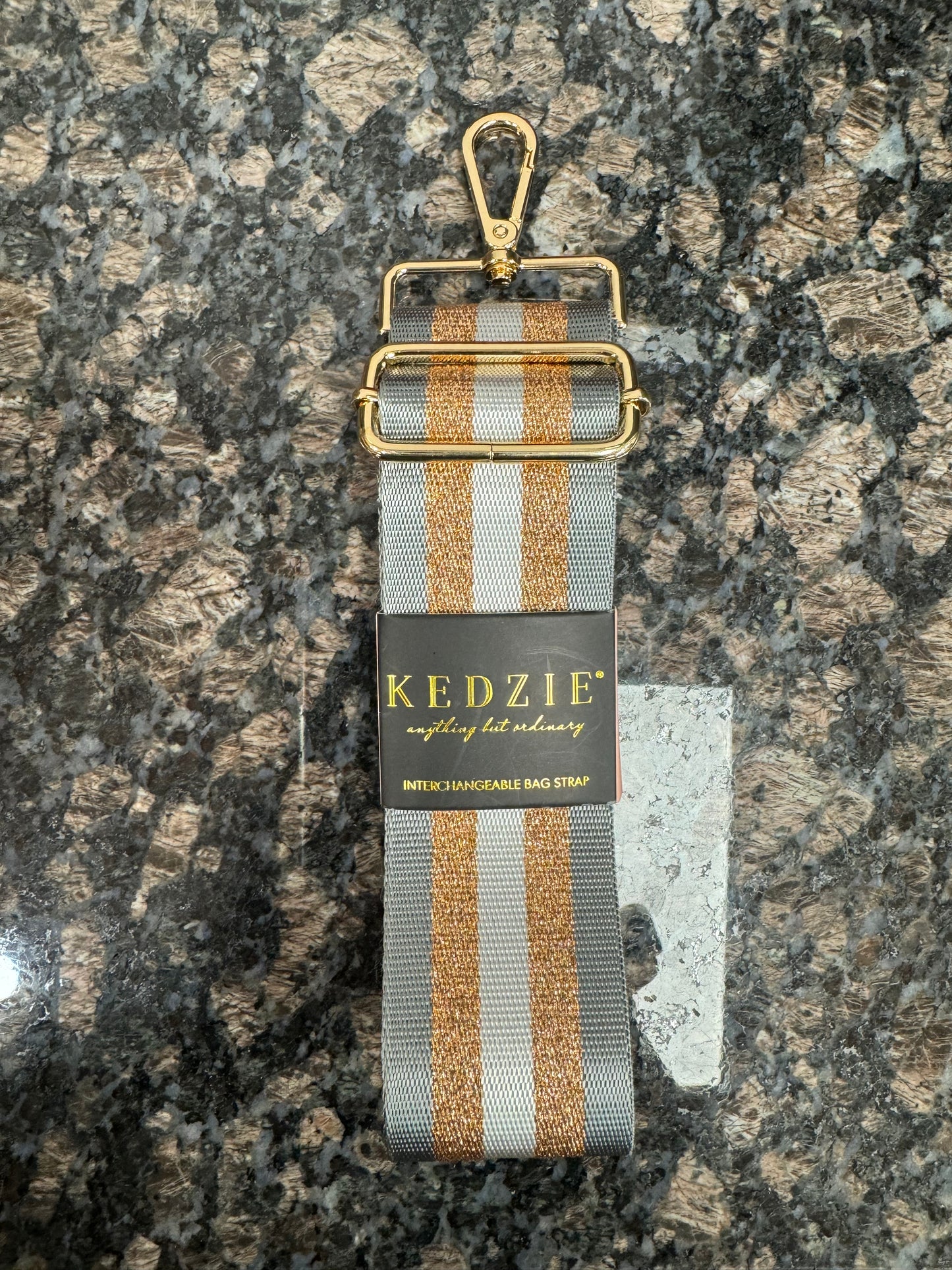 Kedzie Bag Straps- Assorted Designs Grey Gold White