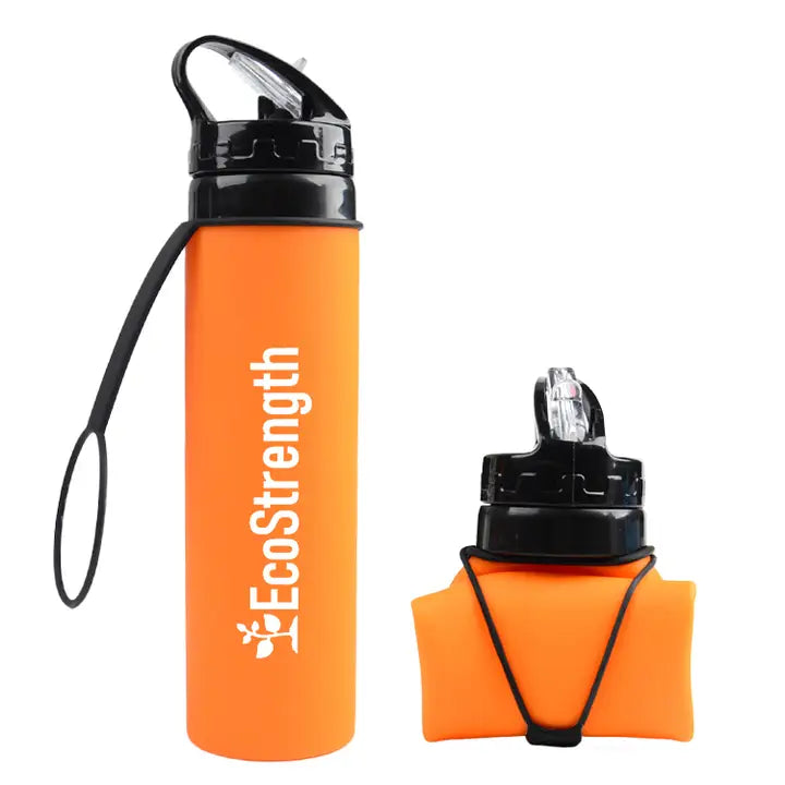 Ecostrength Foldable Water Bottle Orange