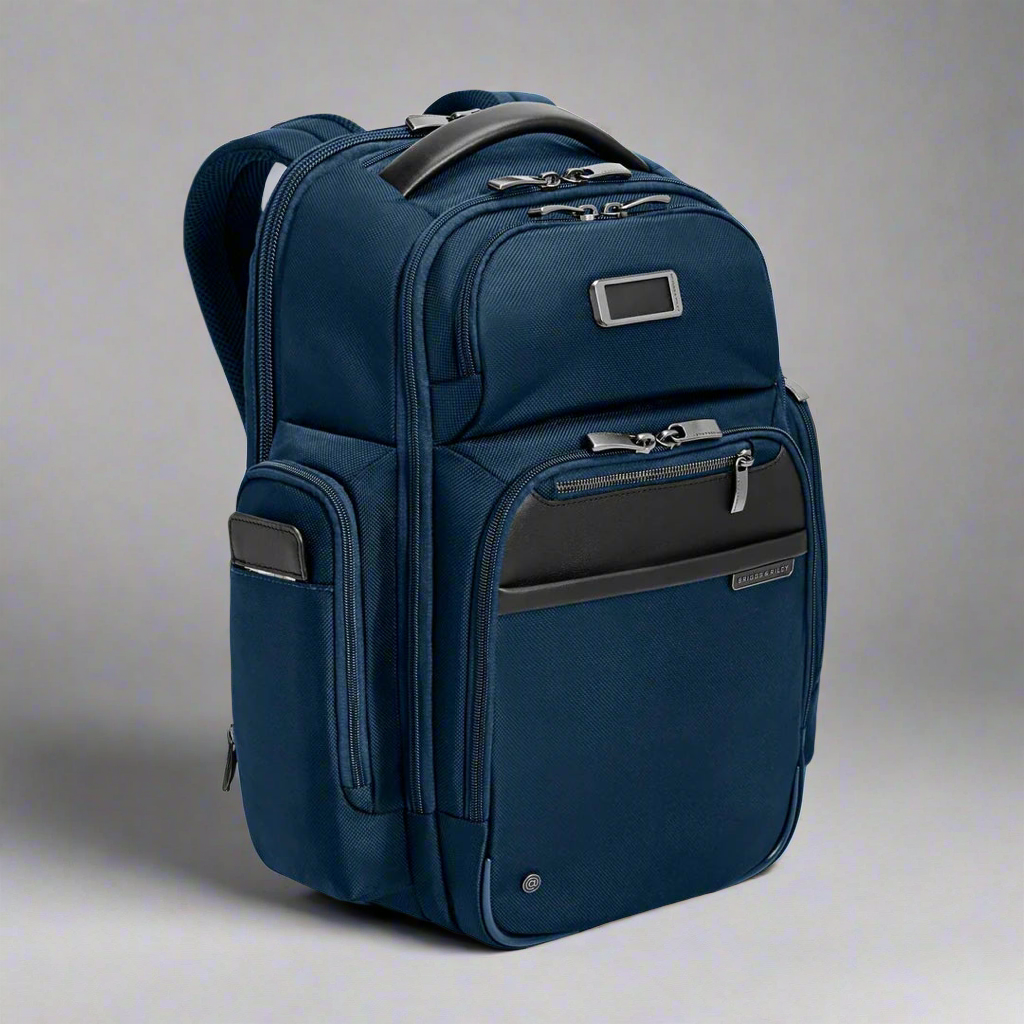Briggs & Riley @Work Medium RFID Cargo Laptop Backpack (Free Monogram)- KK526 Navy