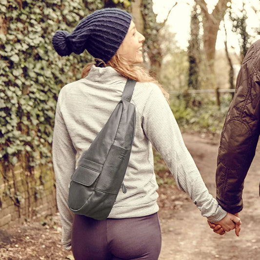 Ameribag 15" Healthy Back Bag Tote- Leather - Extra Small- 5102