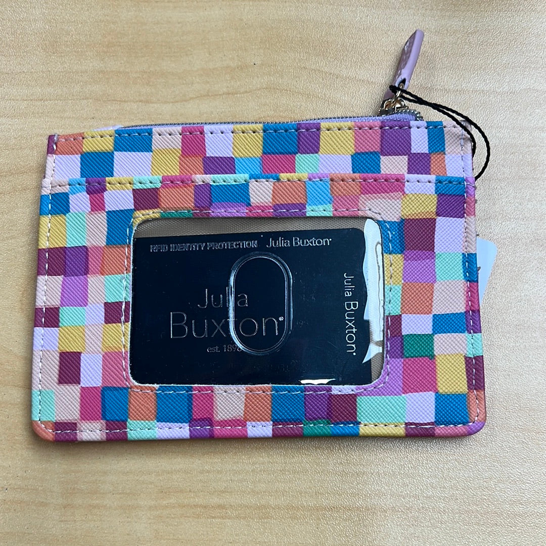 On Sale- Julia Buxton Textured RFID Pik-Me-Up Slot Coin Pouch