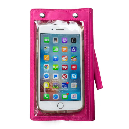 Big Skinny RFID Super Myphone cellphone bag/credit card wallet Fuchsia