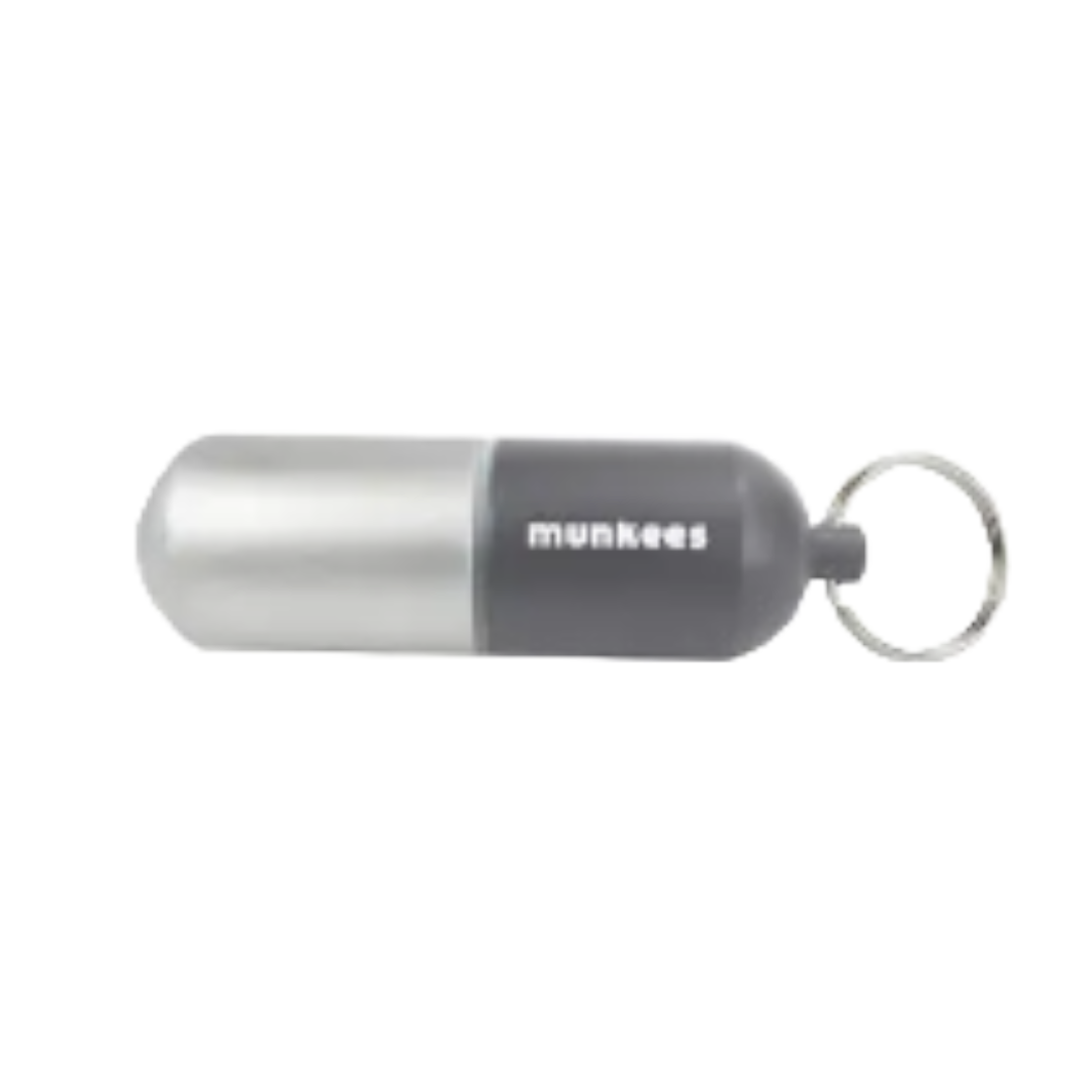 AceCamp Waterproof Capsule Keychain Gray