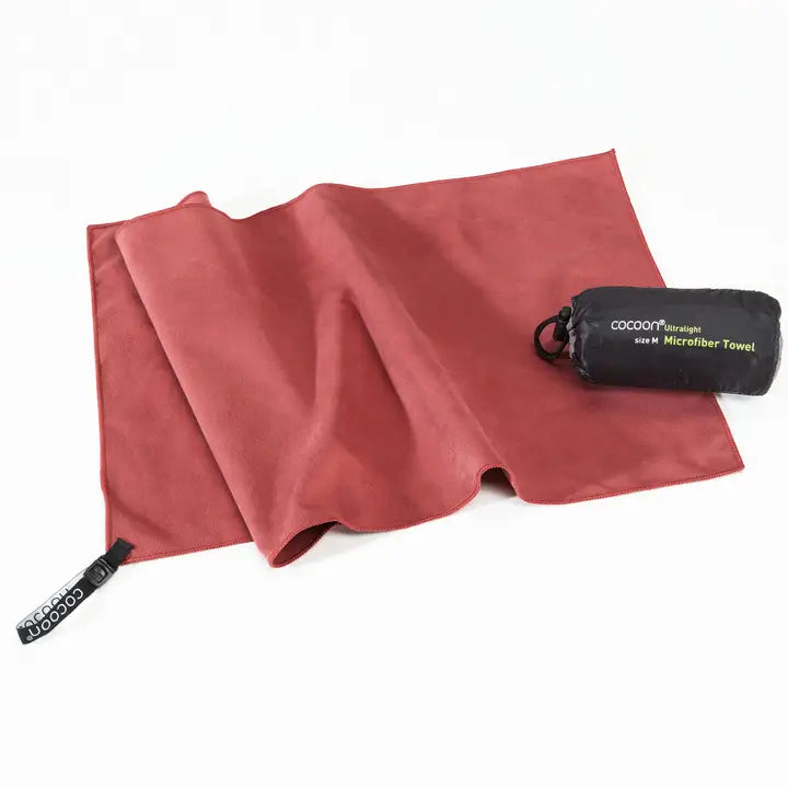 Cocoon Ultralight Microfiber Towel Marsala Red