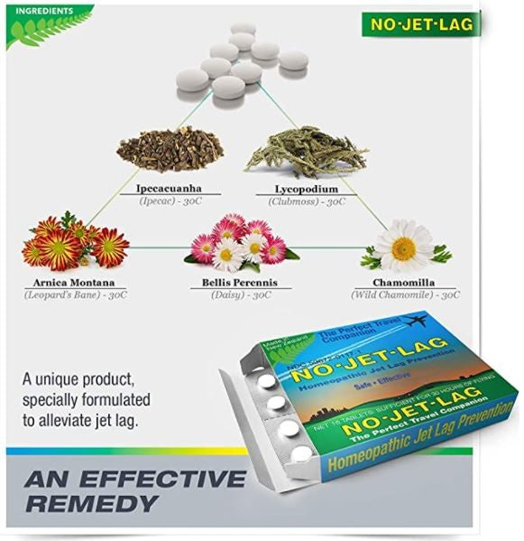 NO-JET-LAG jet lag prevention (32 Pills)