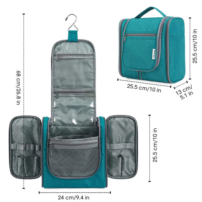 WANDF Large Hanging Toiletry Bag With Handle