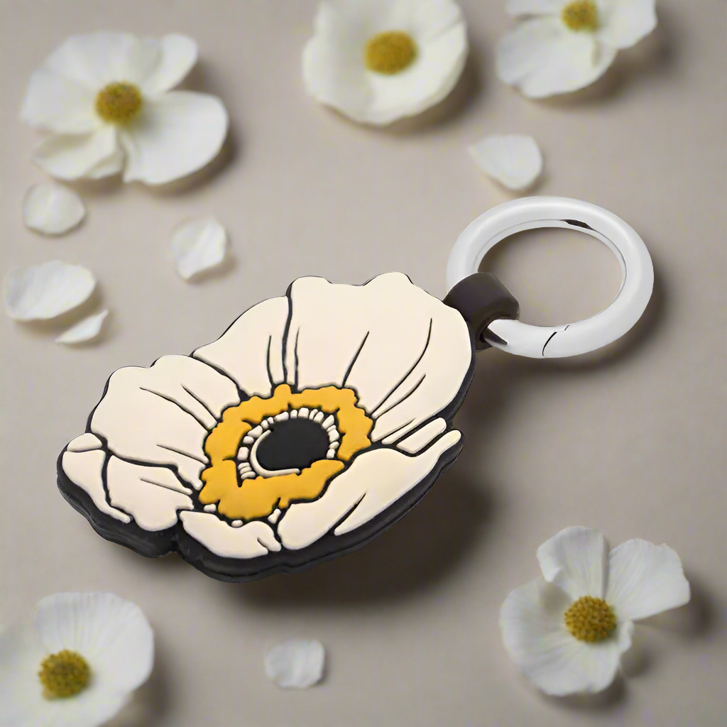 Bagnet Magnetic Bag Clip- Silicone Designs Poppy