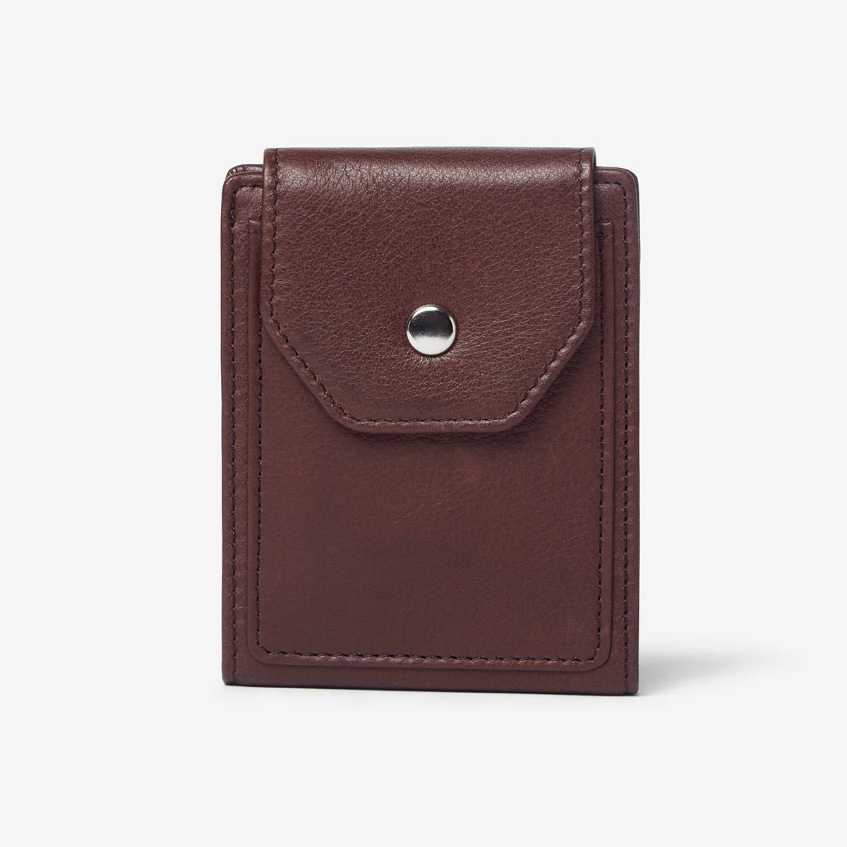 Osgoode Marley Leather RFID Snap Card Case Wallet- 1279 Espresso