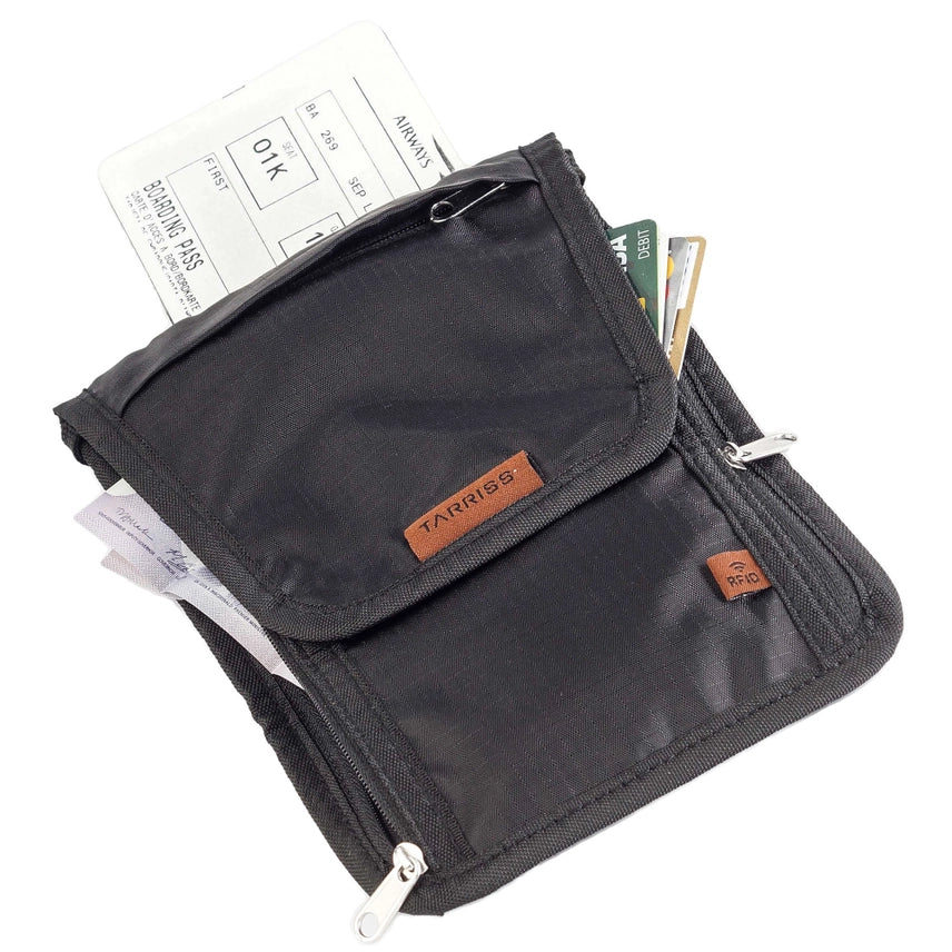 Tarriss Anti-theft Neck Wallet with RFID Protection
