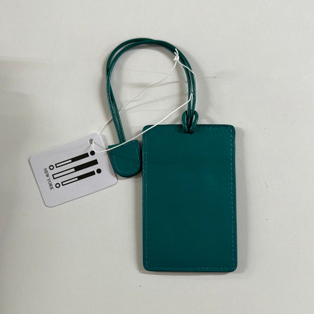 ili New York Slim Leather Luggage Tag