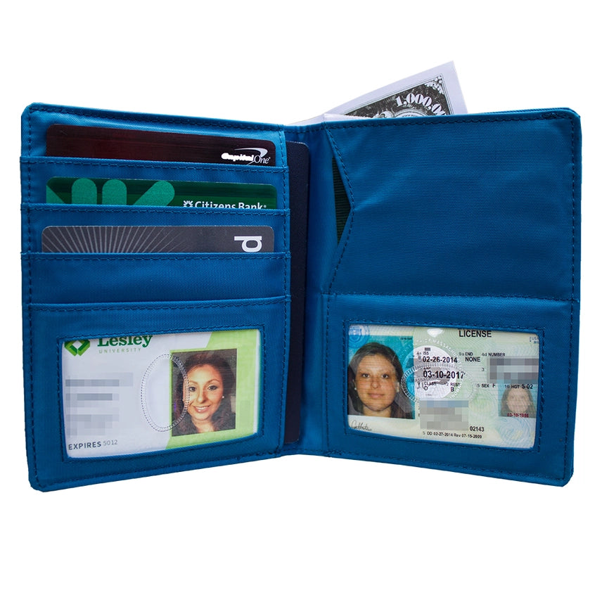 Big Skinny RFID Blocking Traveler Bifold Wallet