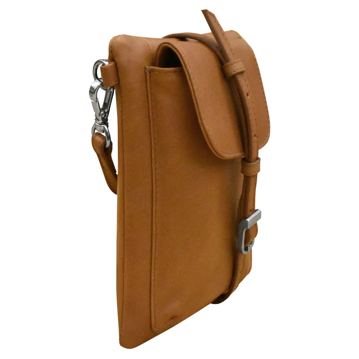 ili New York Leather RFID Two-Way Phone Bag - 6040