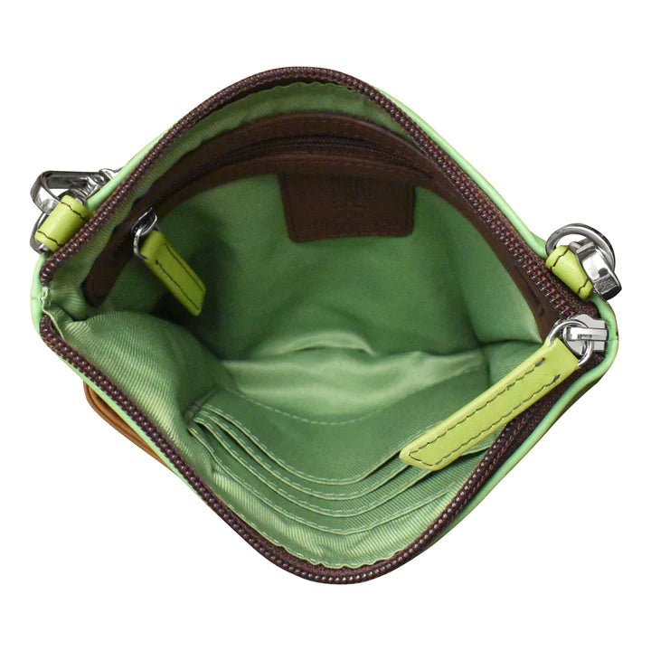 ili New York Leather RFID Two-Way Phone Bag - 6040