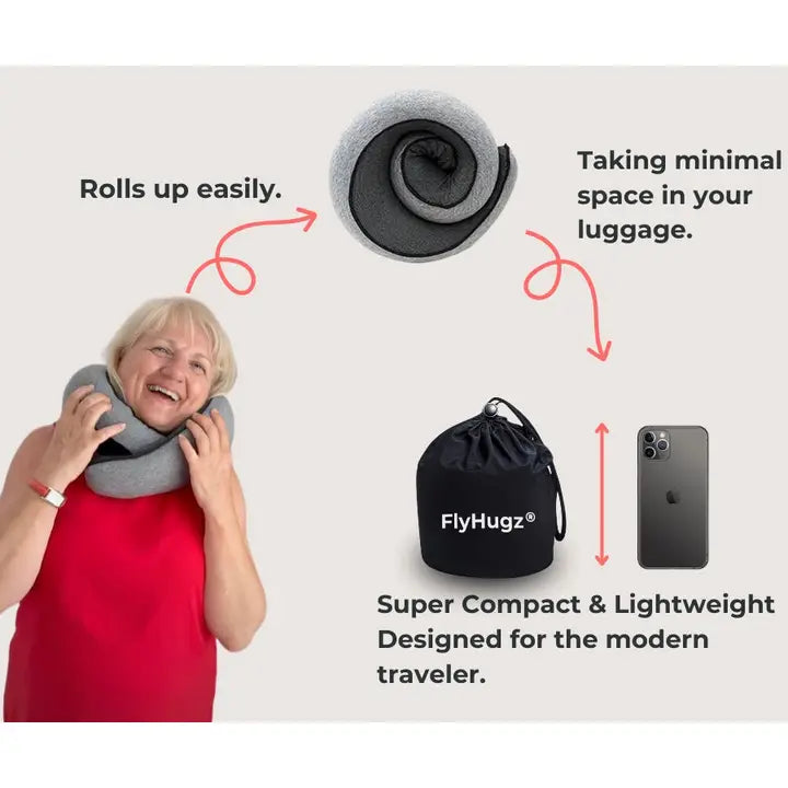 FlyHugz® Travel Neck Pillow