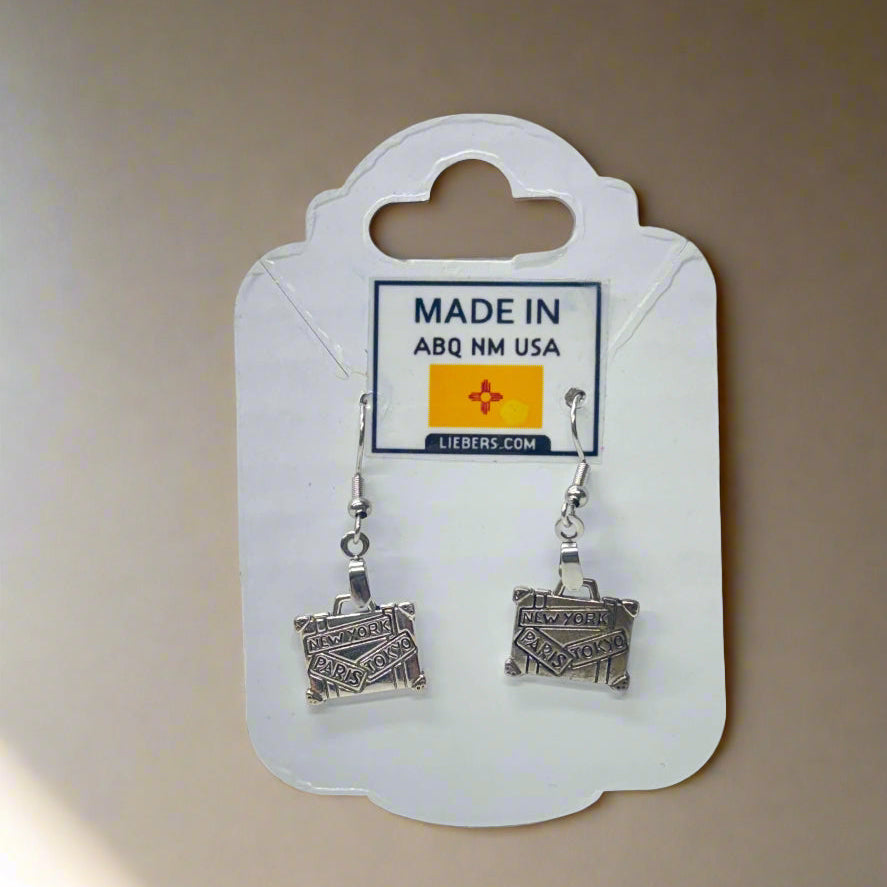 Lieber's Luggage® Lab- Earrings Handcrafted in ABQ NM