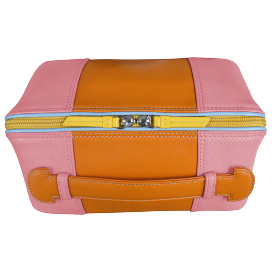 ili New York Leather Travel Toiletry Bag