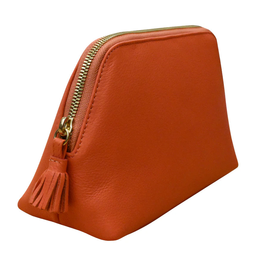 ili New York Leather Large RFID Cosmetic Case