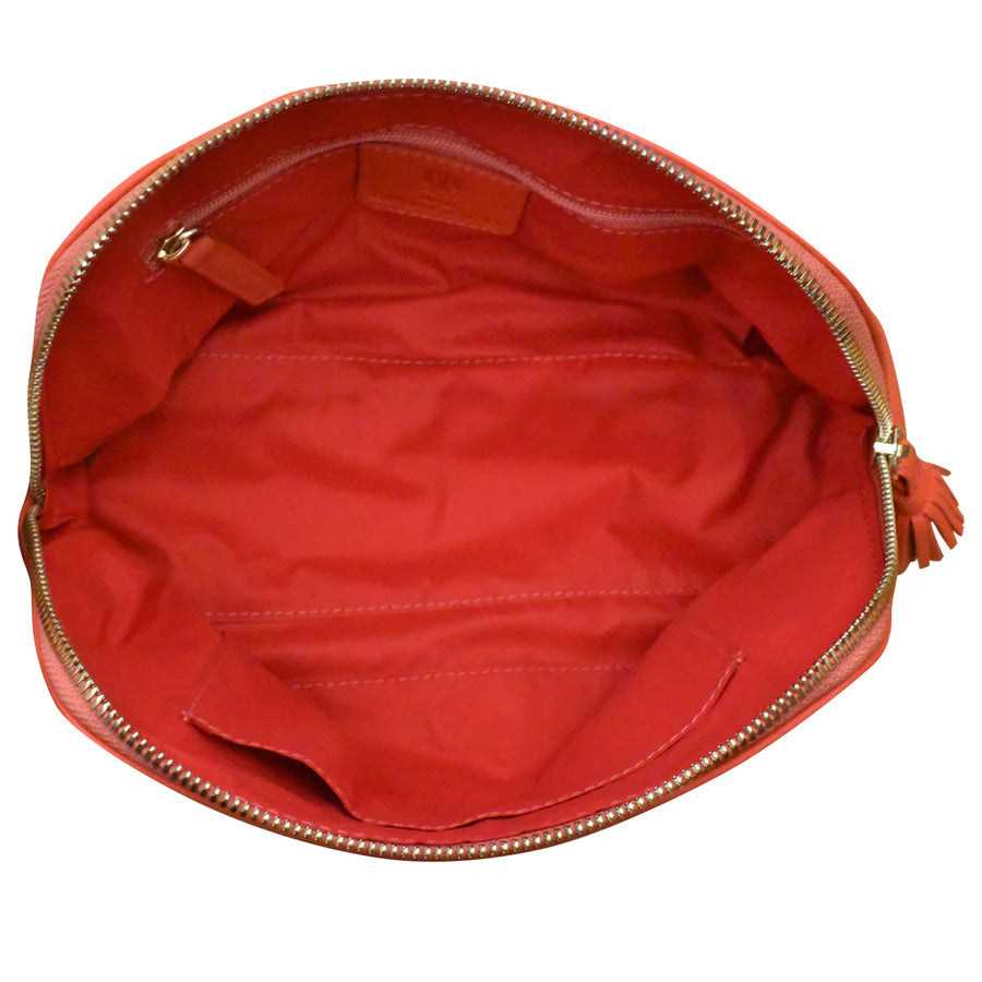 ili New York Leather Large RFID Cosmetic Case