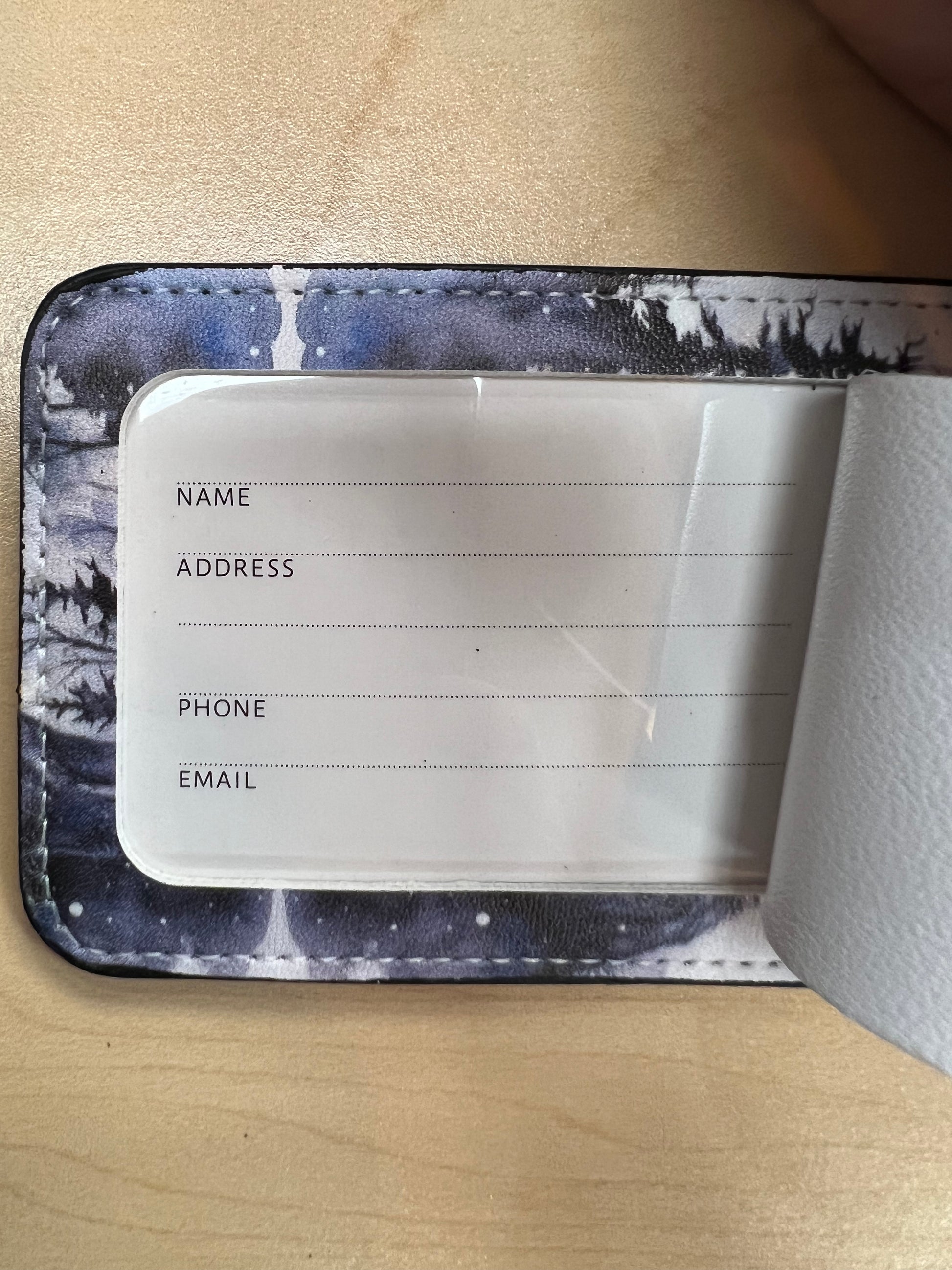 Luggage Tag- Wolf Collection