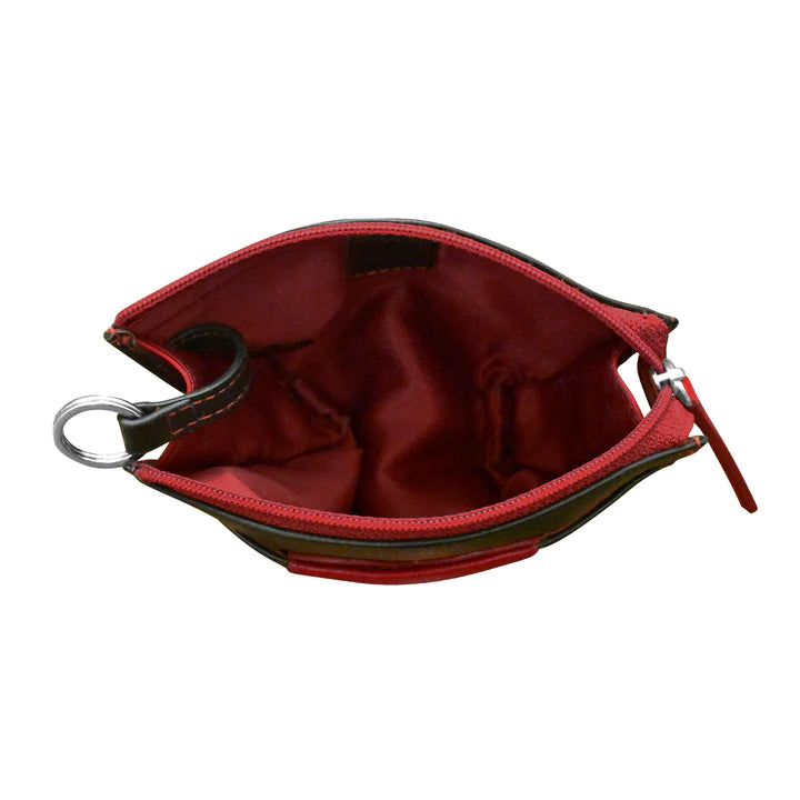 ili New York Leather Single Heart Coin Purse- 6282