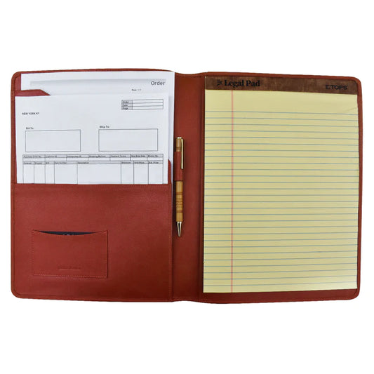 ili New York Leather Writing Padfolio/Portfolio- 6312