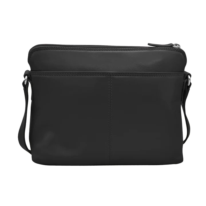 ili New York - RFID blocking Leather Crossbody Organizer - 6333