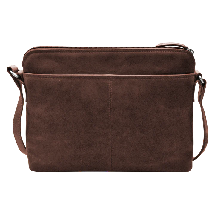 ili New York - RFID blocking Leather Crossbody Organizer - 6333