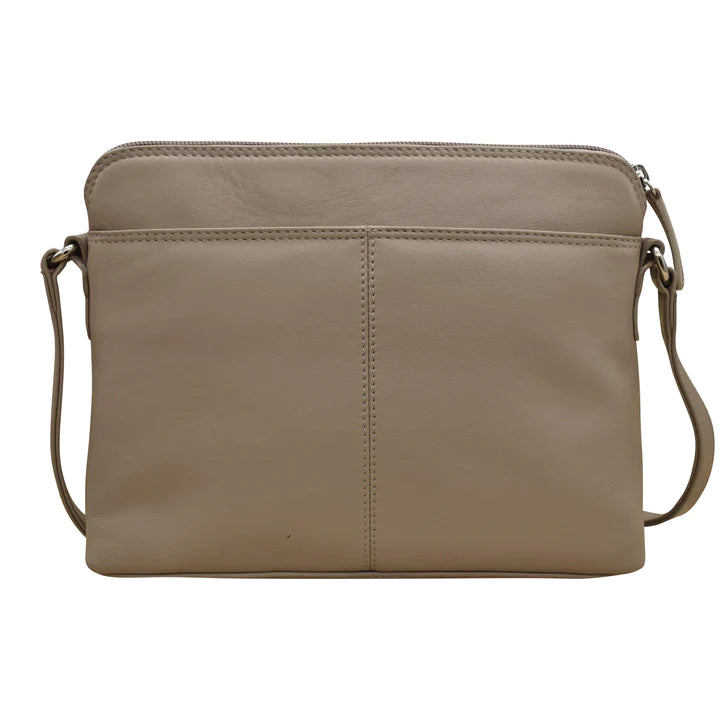 ili New York - RFID blocking Leather Crossbody Organizer - 6333