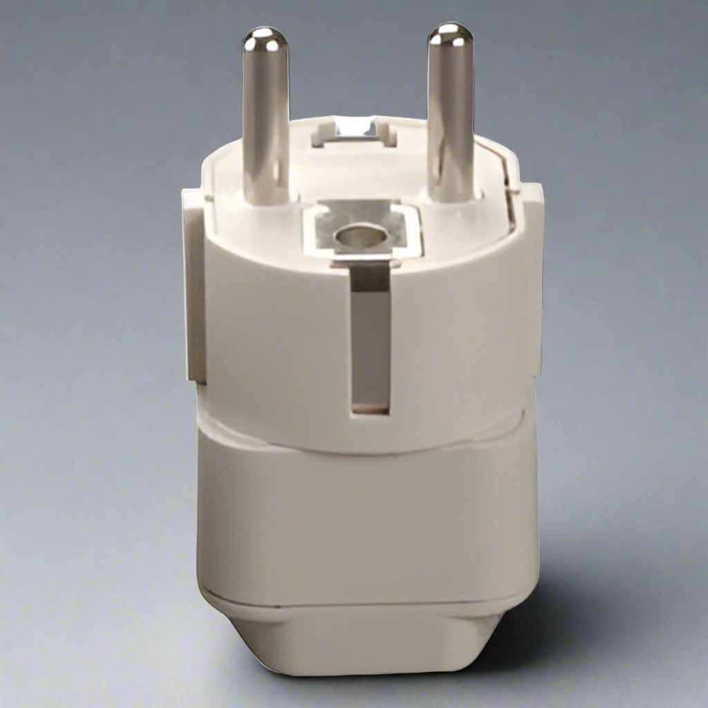 Voltage Valet Grounded Adaptor Plug - GUB | Continental Europe Cream