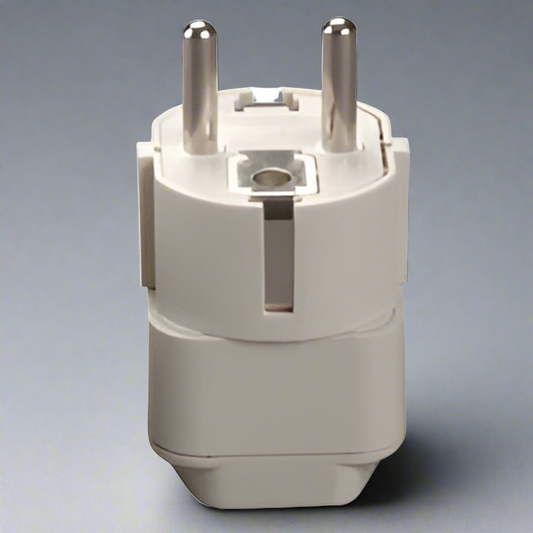 Voltage Valet Grounded Adaptor Plug - GUB | Continental Europe Cream