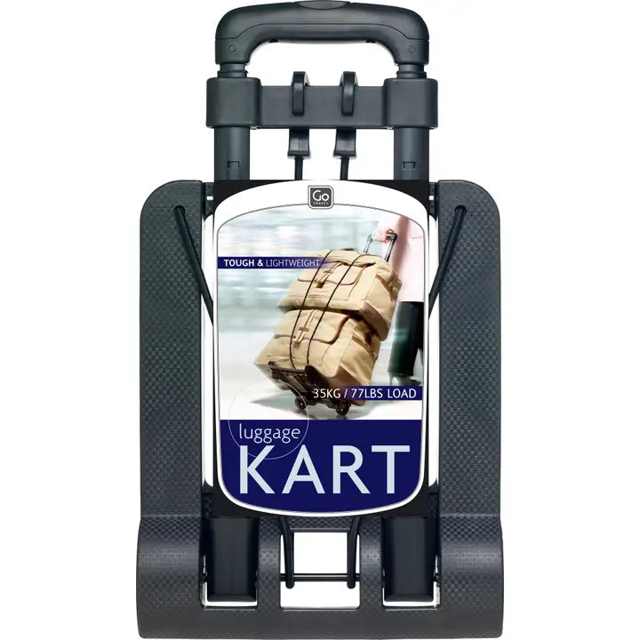 Go Travel Trolley Luggage Cart - In Store Pickup Only Black